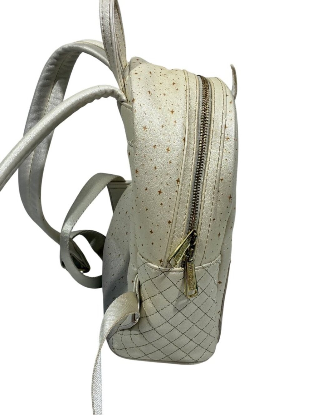 Disney Parks Loungefly 50th Anniversary Cinderella Castle Mini Backpack Gold Sta - Picture 2 of 16